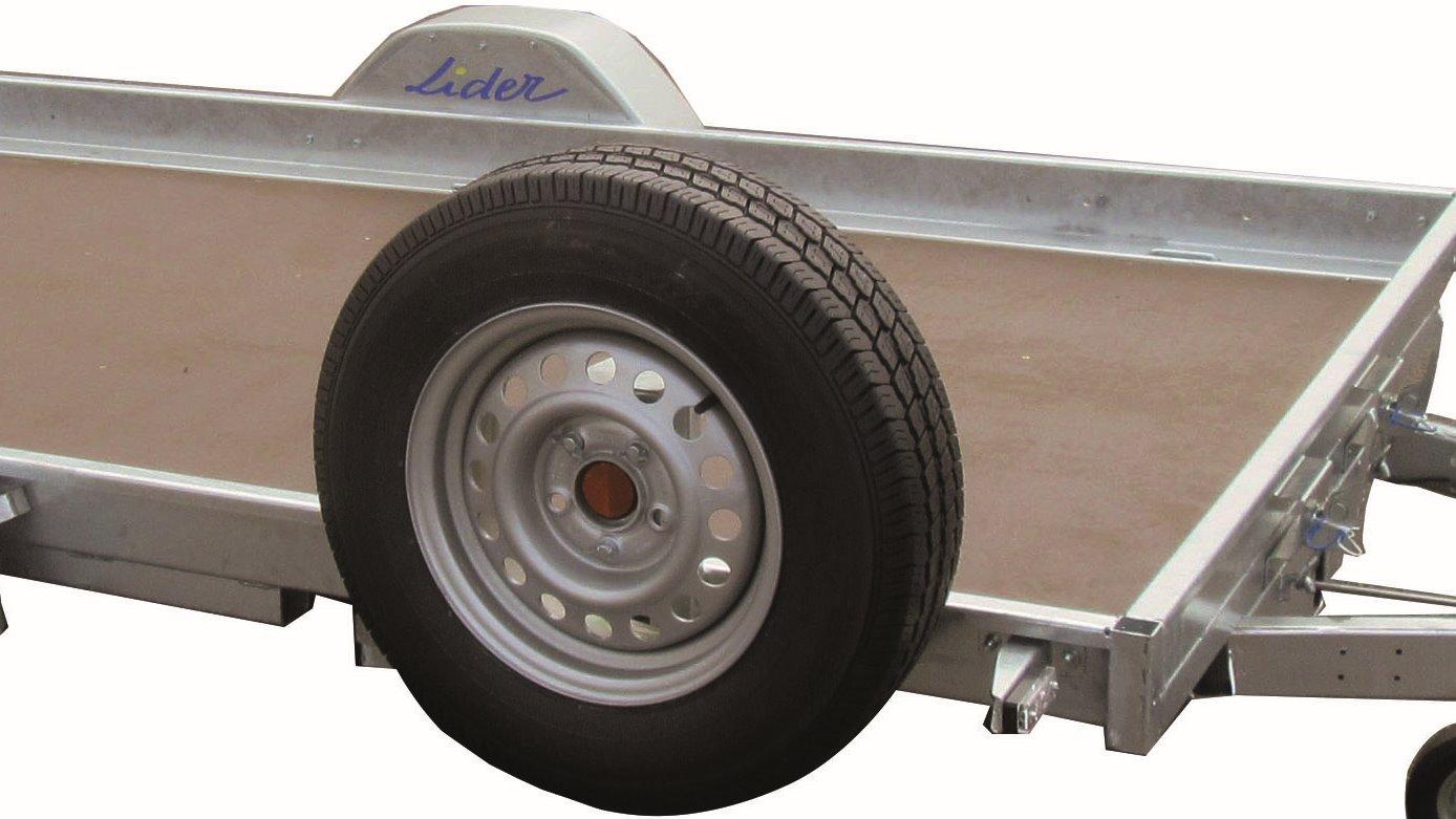 Support roue de secours pour plateau roues extérieures Lider